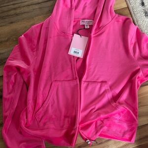 Juicy Couture Vibrant Pink Zip-Up Jacket